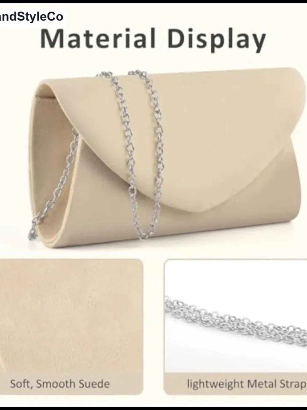 Suede Clutch Purse for Women Evening Bag Formal Wedding Prom Dinner With